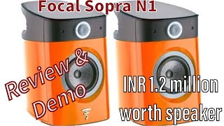 Focal Sopra N1 Bookshelf Speaker Quick Look amp Review  Demo [upl. by Jozef]