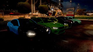 Part 2 of the street racing action from JDMKen live stream [upl. by Ecnerwal]