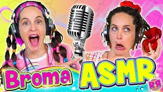 🎤 Mi primera vez haciendo ASMR 🎧 Comida SLIME y mucha risa 🤣 BROMAS muy divertidas y graciosas [upl. by Feriga]