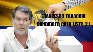 ENTREVISTA A FRANCESCO TABACCHI CANDIDATO CREO LISTA 21  LOS PRESIDENCIABLES Y LA SEGURIDAD [upl. by Farrington]