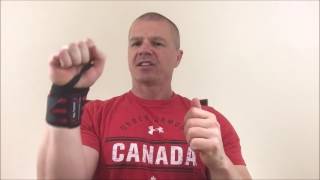 How to Put On a Pair of Weightlifting Wrist Wraps Better and Faster [upl. by Happy]