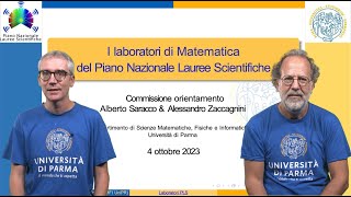 I laboratori di Matematica del Piano Nazionale Lauree Scientifiche [upl. by Anaeli798]