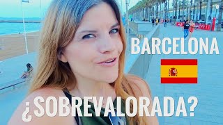 PRIMERAS IMPRESIONES DE BARCELONA 🇪🇸  Así es La ciudad mas VALORADA de España [upl. by Friedland871]