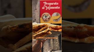 🍕 PIZZA CALLEJERA EN NÁPOLES 🇮🇹 napoli napoles pizzafritta pizza italianfood [upl. by Felice]