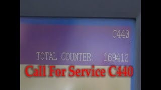 Call For Service C440 TOSHIBA e STUDIO 452 Problem Solve  TOSHIBA Photocopy Machine Problem [upl. by Godfree]