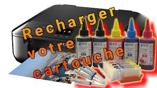 Comment chargé cartouche canon Mg5750 l كيفية تعبئة حبر كانون [upl. by Towill]