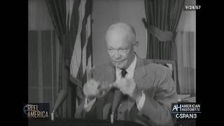 60 Years Ago Pres Eisenhower on Little Rock School Integration 9241957 [upl. by Pacheco72]