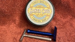 SHIELD AC vs Razorock Hawk V2 artist club razor comparison Moon Santa Cruz soap [upl. by Bartolemo]