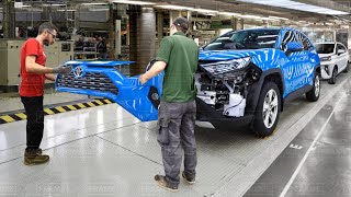 Inside One the Most Advanced US Factory Producing the Brand New Toyota RAV4 [upl. by Arreip]