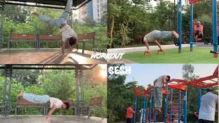 Calisthenics Workout in Local Park  Pune [upl. by Ernesta]