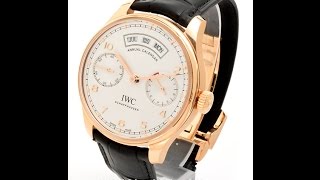 IWC Portugieser Jahreskalender Ref IW503504 7795 [upl. by Mloclam622]