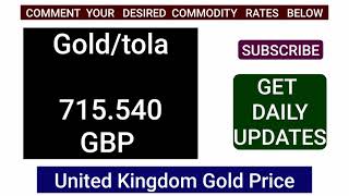 BEST GOLD PRICE IN UK TODAY 03 AUGUST 2024 [upl. by Eolhc507]