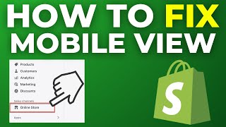 How To Fix Mobile View On Shopify  Resize ImagesVideos [upl. by Evelin]