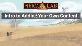 Gen Con 2015 Seminar  Hero Lab Intro to Adding Content [upl. by Einberger]