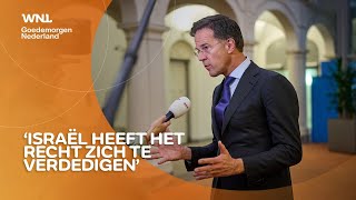 Rutte na EUoverleg over conflict Israël ‘Volstrekte overeenstemming bereikt’ [upl. by Giovanni]