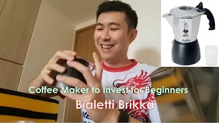 Coffee Maker to Invest for Beginners  Bialetti Brikka [upl. by Kan]