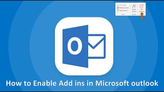 How to Enable GetAdd ins in Microsoft Outlook 365 [upl. by Arahsal]