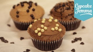 How to make Perfect Chocolate Buttercream  Cupcake Jemma [upl. by Annauqaj999]