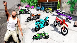 Collecting QUINTILLIONAIRE SUPER BIKES in GTA 5 [upl. by Heck]