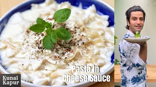 Pasta in White Sauce  White Sauce Pasta  Indian Style white cheese sauce pasta Recipe Kunal Kapur [upl. by Lehar]