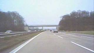 1988  Autobahn A1 Bremen Hamburg  time lapse [upl. by Auqinu]