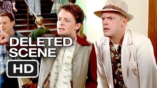 Back to the Future Deleted Scene  Shes Cheating 1985  Michael J Fox Movie HD [upl. by Nhar]