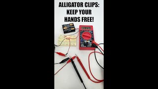 Multimeter Tip Using Alligator Clips [upl. by Beckerman]