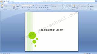 04 FICO ReconciliationN  SAP FICO Free Tutorial  CO Configuration [upl. by Yumuk]