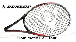 Dunlop Biomimetic F 30 Tour Racquet Review [upl. by Killam]