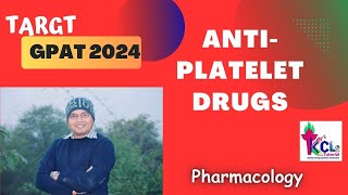 Antiplatelet Drugs Pharmacology  Target GPAT with KCL Tutorial [upl. by Valli]