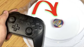 Battling REMOTE CONTROLLED Beyblades [upl. by Yrek]