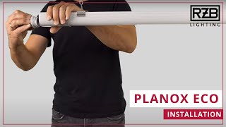 PLANOX ECO Installation  Innovative moistureproof luminaire [upl. by Lonier]