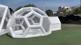 inflatable bubble house tent for camping and party wedding [upl. by Betthezel599]