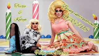 Trixie and Katya being international queens and butchering accents [upl. by Asyal]