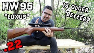 Weihrauch HW 95 22 Air Rifle  Accuracy TEST  25 amp 50 Yards  FULL REVIEW  Break Barrel Airgun [upl. by Akehsat884]