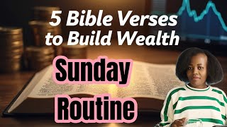 Sunday Routine for a Christian mom in Turkey 5 bible verses to Transform Financial life [upl. by Aruat891]