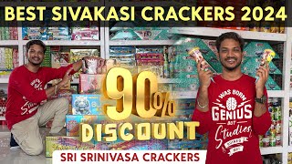 😮90 Discount💣Biggest Diwali sale is here💥Grab your favorite crackers from Sri Srinivasa Crackers [upl. by Nodyroc558]