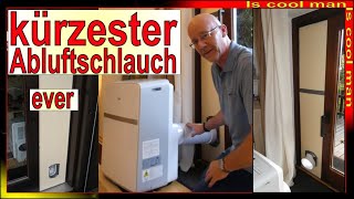 Mobile Klimaanlage Fensterdurchführung Abluftschlauch  DIY Fensteradapter  Klimagerät Prima Klima [upl. by Gnauq184]