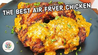 Air Fryer Chicken With Rich Cream Sauce  Easy Air Fryer Recipes  Beginners Recipes Chicken Dinner [upl. by Atiek]