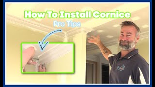 How To Install Plaster Cornice [upl. by Anima878]