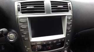 Lexus2007 IS250 w nav Screen Adjustments [upl. by Metts]