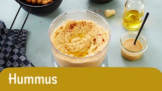 Hummus einfach selber machen 😋  REWE Deine Küche [upl. by Laeahcim839]