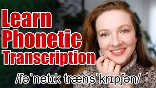 How to learn phonetic transcription with practice ✏️ [upl. by Akenaj]