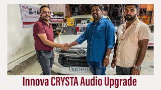 Audio Upgrade for INNOVA CRYSTA  Pioneer 9350BT with Sony ES Speakers BRAZO Gold Damping [upl. by Fifine861]