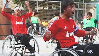 Afghanistans Wheelchair Basketball Team [upl. by Doownil181]