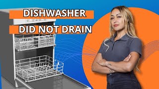 Dishwasher Did Not Drain [upl. by Bois]