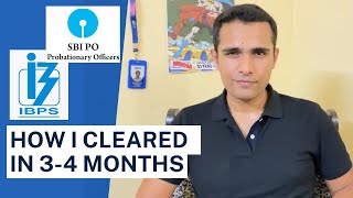 How I cleared SBI PO IBPS PO in first attempt  Full strategy without coaching [upl. by Brackett785]