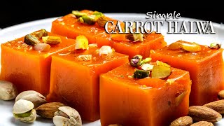 Carrot Halwa Recipe  ಕ್ಯಾರಟ್ ಹಲ್ವಾ  Gajar Ka Halwa  Halwa  Simple Cooking With Radhika [upl. by Dobb]