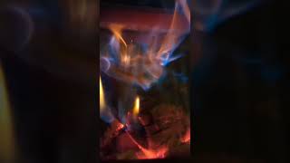 Secondary combustion in wood stove drolet firewood woodstove [upl. by Akibma]