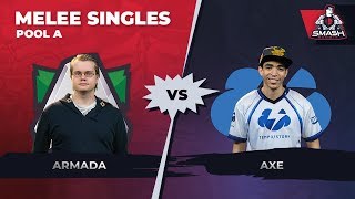 Armada vs Axe  Melee Singles Pool B  Smash Summit 6 [upl. by Low11]